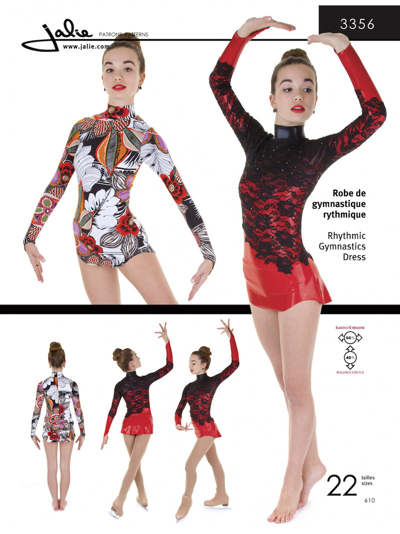 Rhythmic Gymnastics Dress Pattern by Jalie