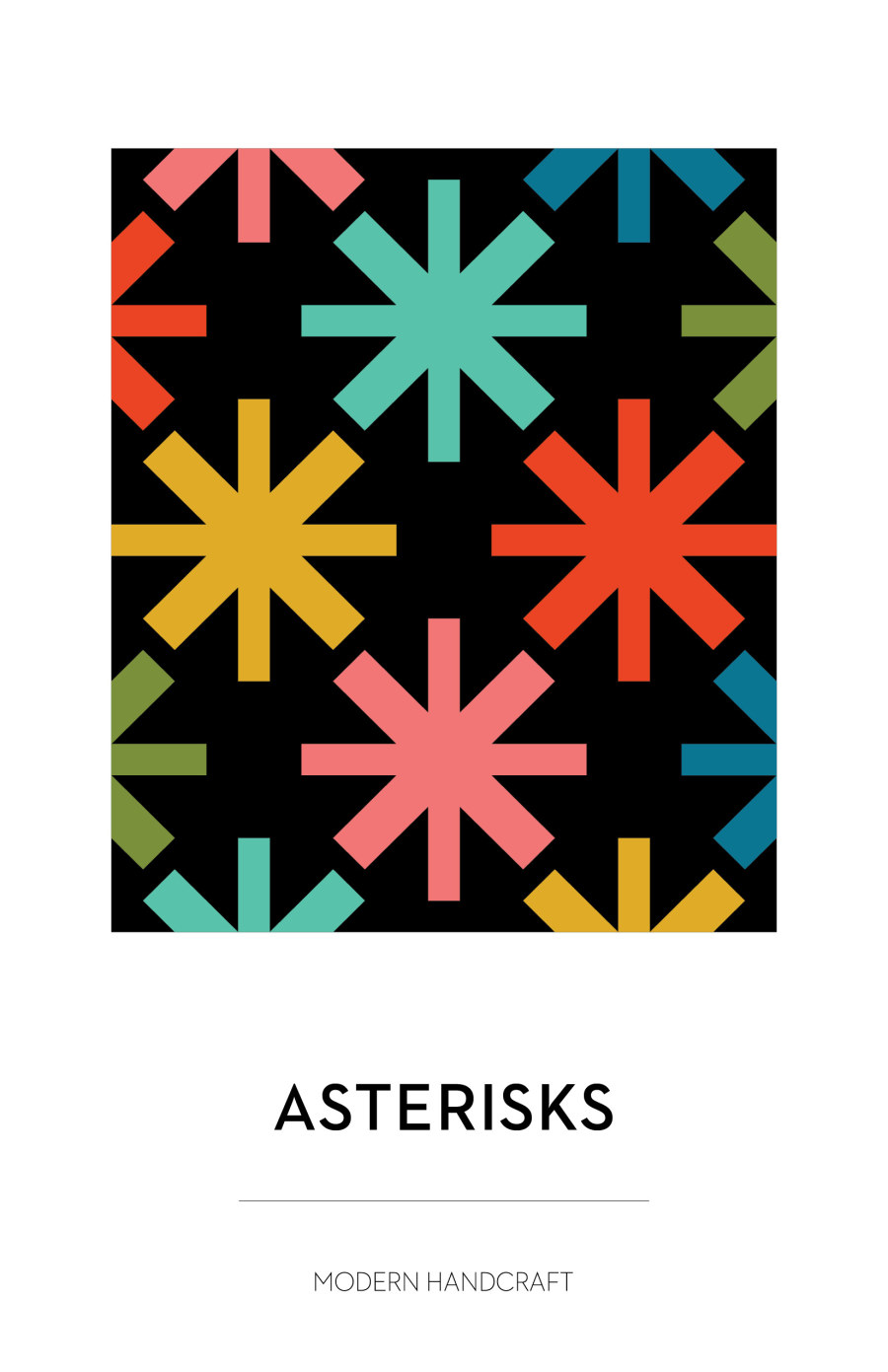 Asterisks Quilt Pattern by Modern Handcraft