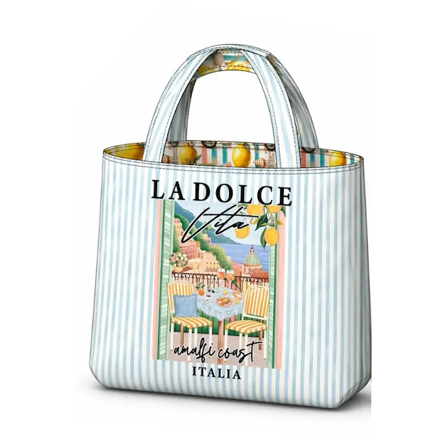 Stenzo Tote Bag Printed Panel Patterns