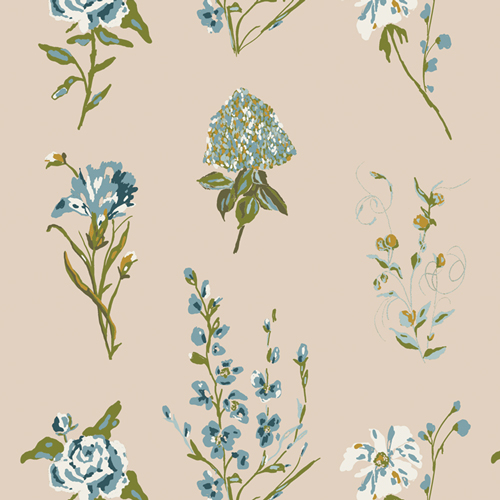 Garden Study Fresh in Linen Blend from Anthology by Bari J. for AGF (Avail Apr)