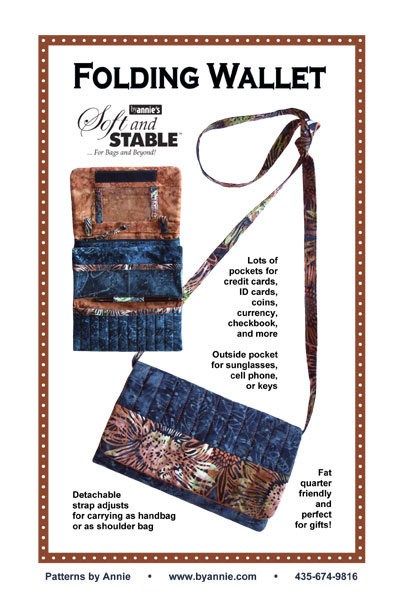 Folding Wallet Pattern From ByAnnie (PBA104)