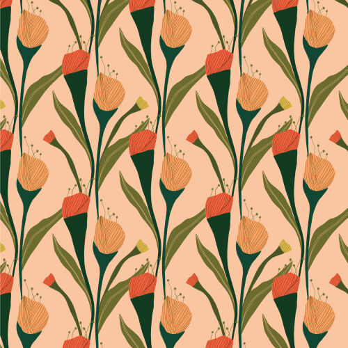 Stalks From Poppy Fields By MK Surface For Cloud9 Fabrics