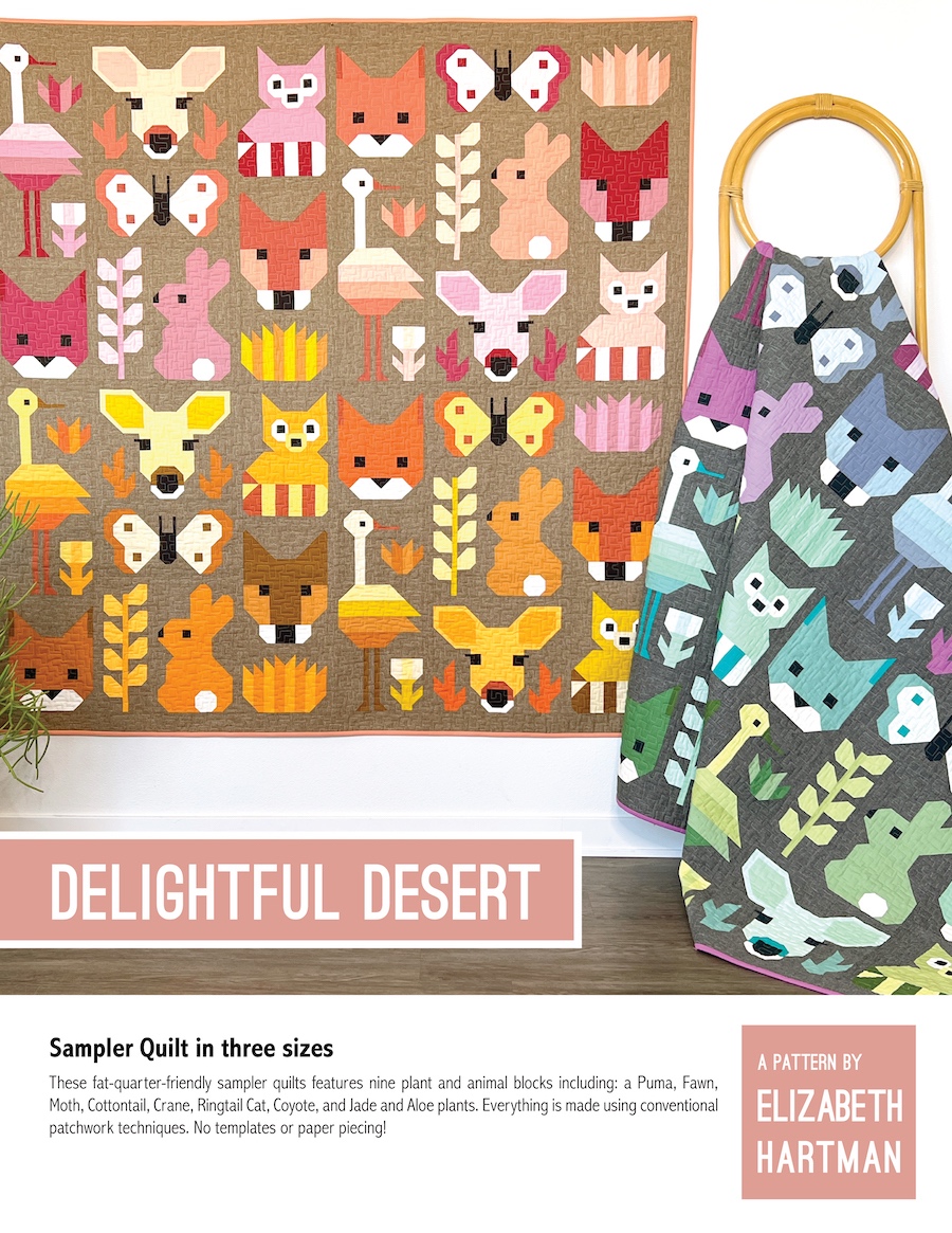 Delightful Desert Quilt Pattern Book By Elizabeth Hartman
