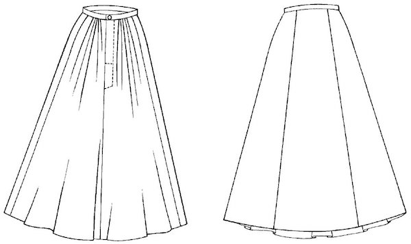 Walking Skirt by Folkwear