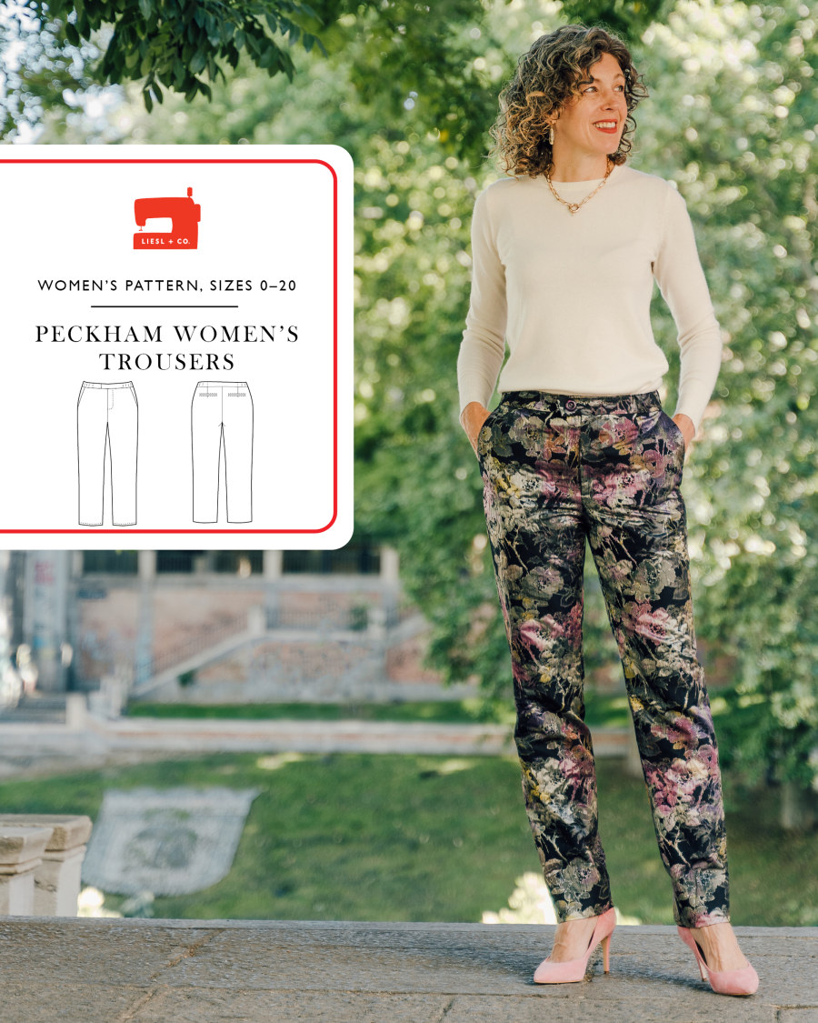 Peckham Woman's Trousers Pattern by Liesl + Co
