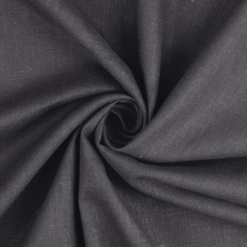 Dark Grey Washed Linen from Carlow by Modelo Fabrics