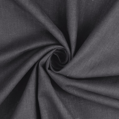 Dark Grey Washed Linen Fabric - Wholesale by Hantex Ltd UK EU