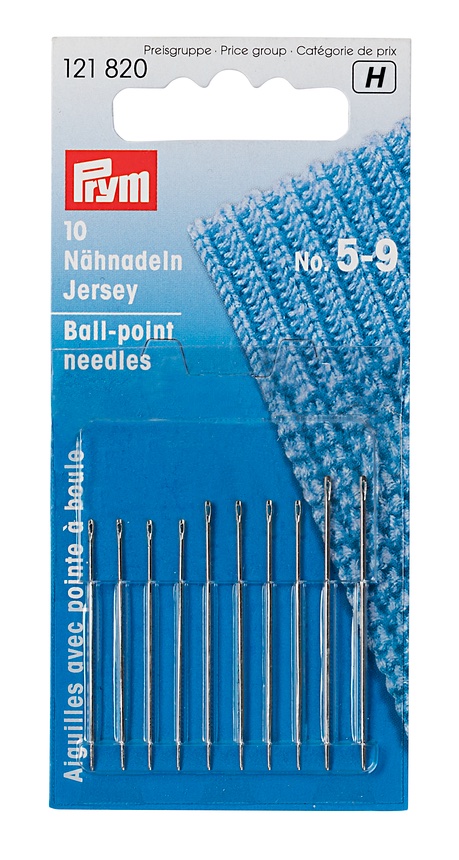 Prym Hand Sewing Needles Jersey Ballpoint Size 5-9 &#8987;