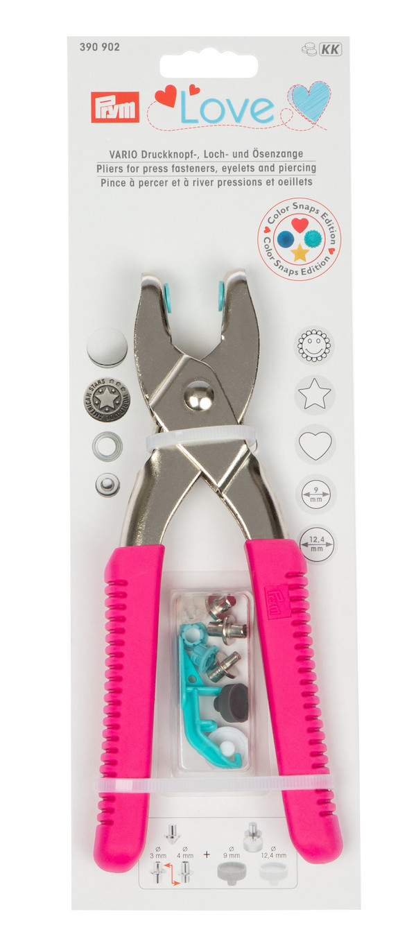 Prym Love Vario Pliers Pink + Piercing / Coloursnaps Tools