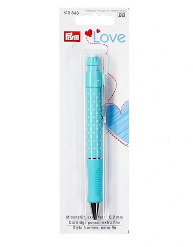 Prym Love Cartridge Pencil Extra Fine 0.9 mm With Cartridges