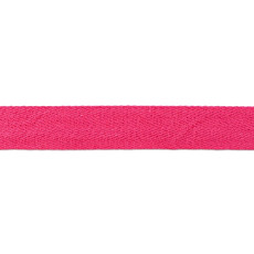 Fuchsia Washed Cotton Twill Tape - 25mm X 50m