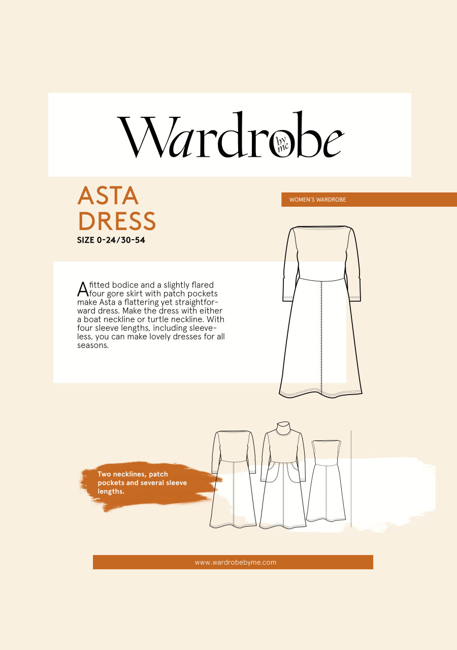 Asta Dress Pattern By Wardrobe By Me