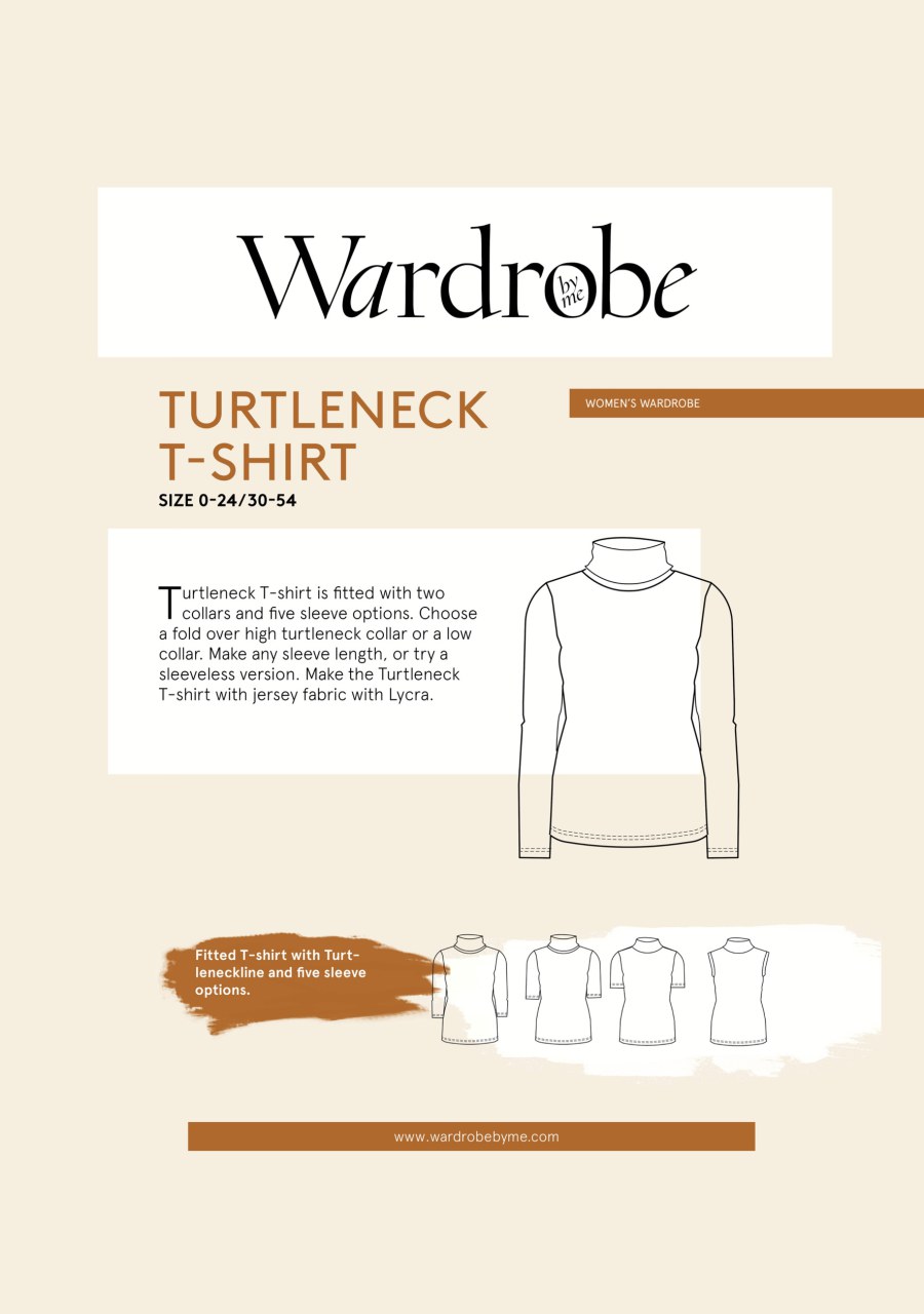 Trudy Turtleneck Sweater Pattern By Wardrobe By Me