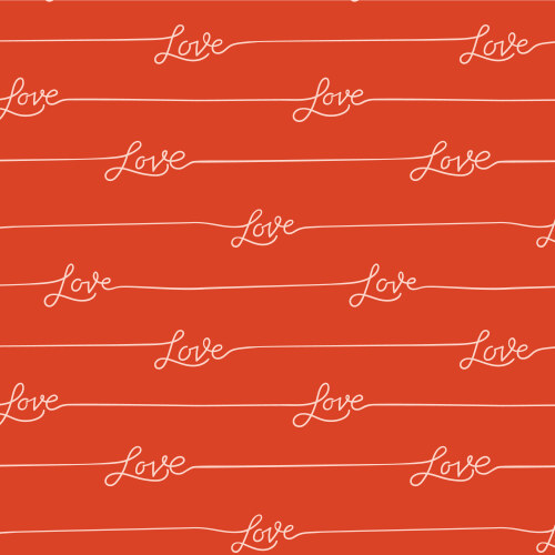 One Word From About Love By Maria Galybina For Cloud9 Fabrics