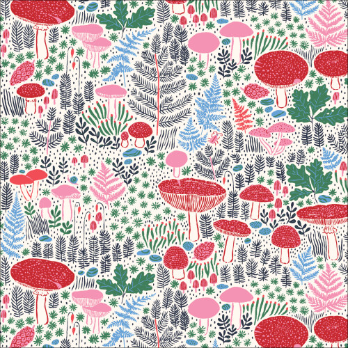 Forest Path From Autumn Walk By Emily Taylor For Cloud9 Fabrics