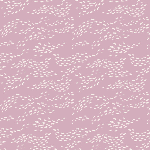 Fish School in Dusty Pink from Seashell Serenade by Jayme Murray for Cloud9 Fabrics (Avail Mar)