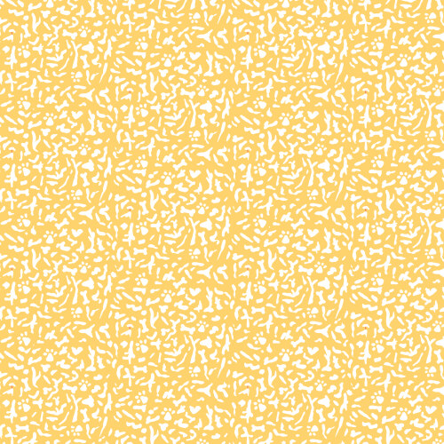 K9 Composition Book Yellow from Teacher's Pet by Krissy Mast for Cloud9 Fabrics