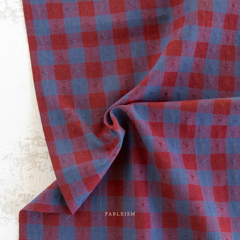 Royal Gingham Hearts From Queen Of Hearts By Fableism