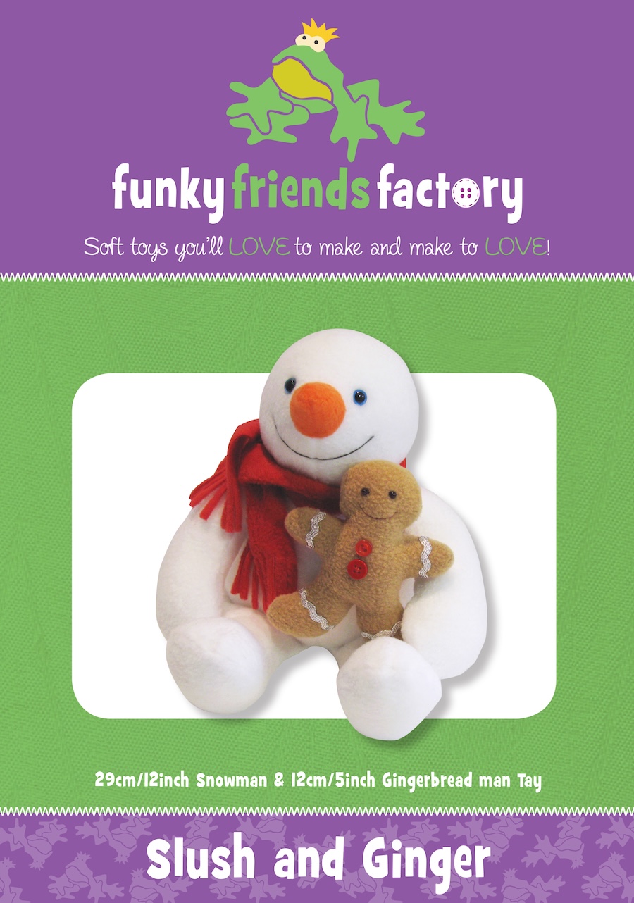 Slush The Snowman & Ginger Pattern By Funky Friends Factory