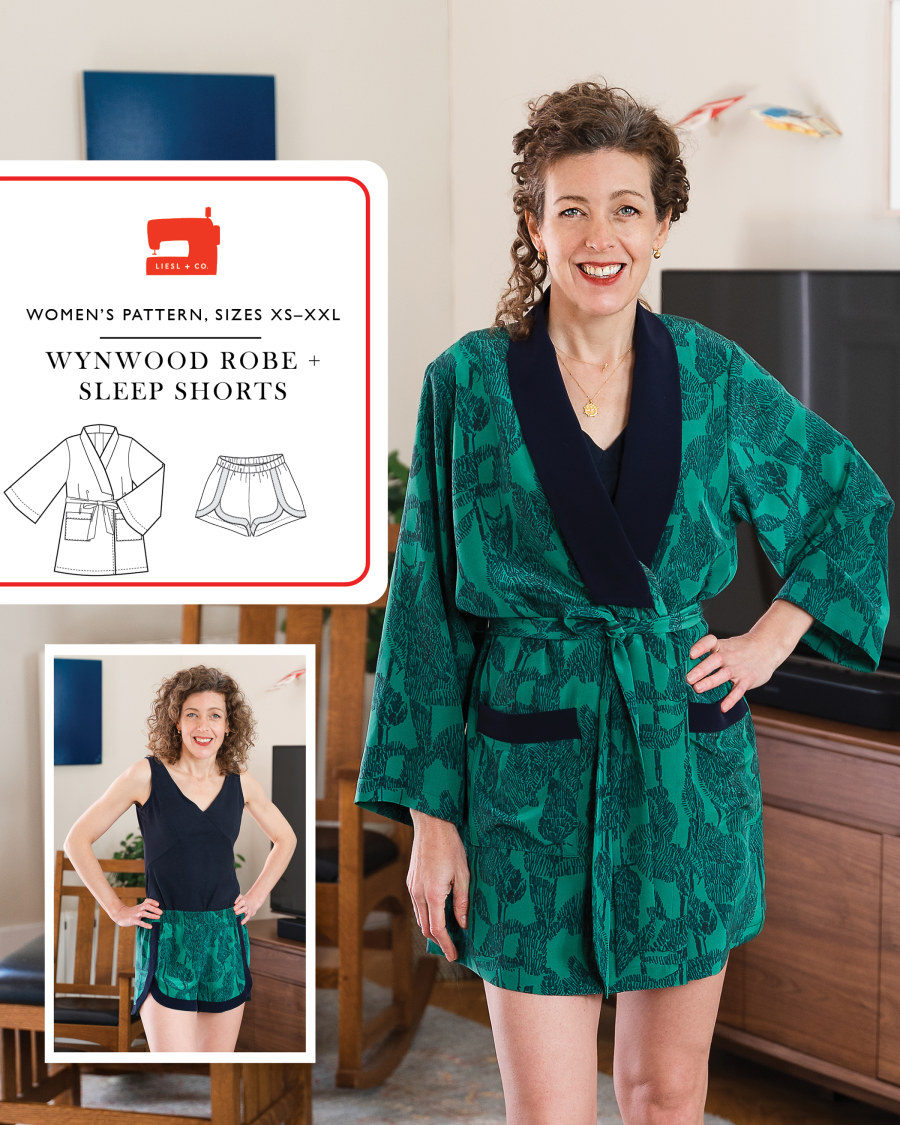 Wynwood Robe + Sleep Shorts Pattern by Liesl + Co