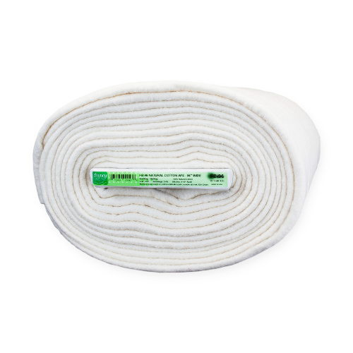 Legacy 80% Cotton/ 20% Polyester Bleached Wadding Needle Punched 243cm (96in) X 8.2m (9yds)