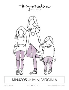 Mini Virginia Leggings Pattern By Megan Nielsen &#8987;