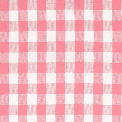 Kobenz Pink / White Yarn Dyed Medium Gingham Check Fabric