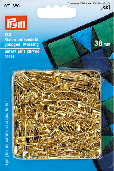 Prym Curved Safety Pins Sz 2 38mm 150 Count
