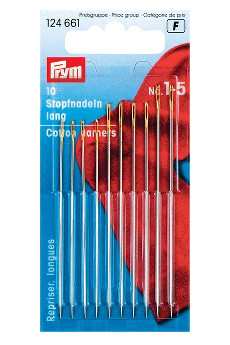 Prym Darning Needles Long Ht 1-5 Assorted With 10pcs