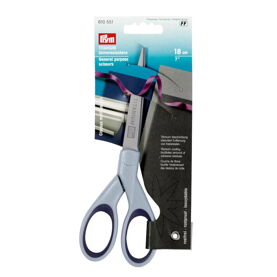 Titanium General Purpose Scissors 7in (18 Cm)