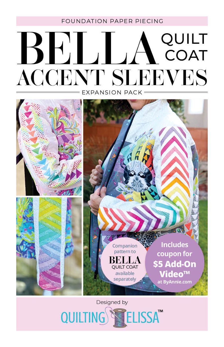 Bella Accent Sleeves - FPP Expansion Pack Pattern By Quilting Ellissa (Avail Dec)