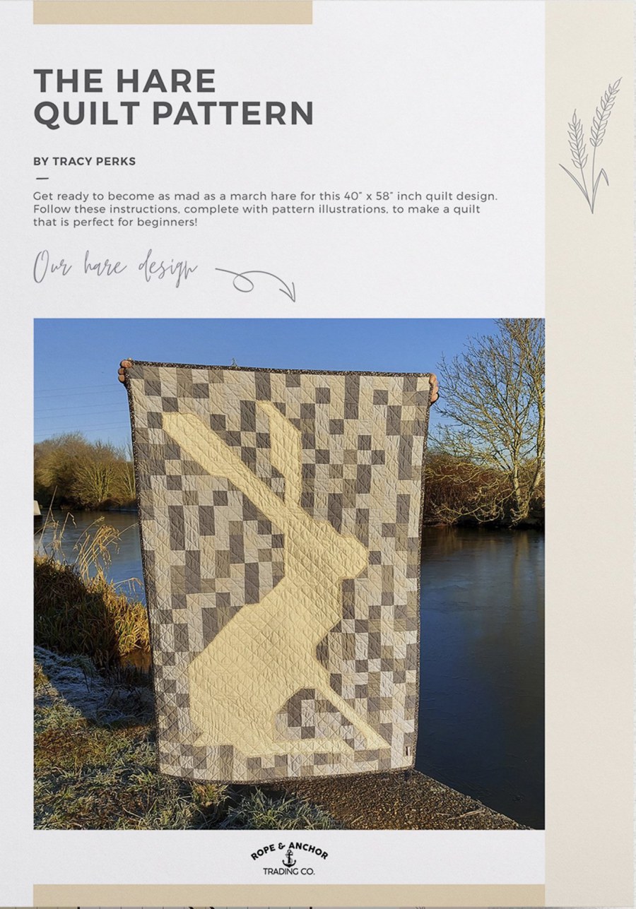 The Hare Quilt Pattern Booklet by Rope & Anchor Trading