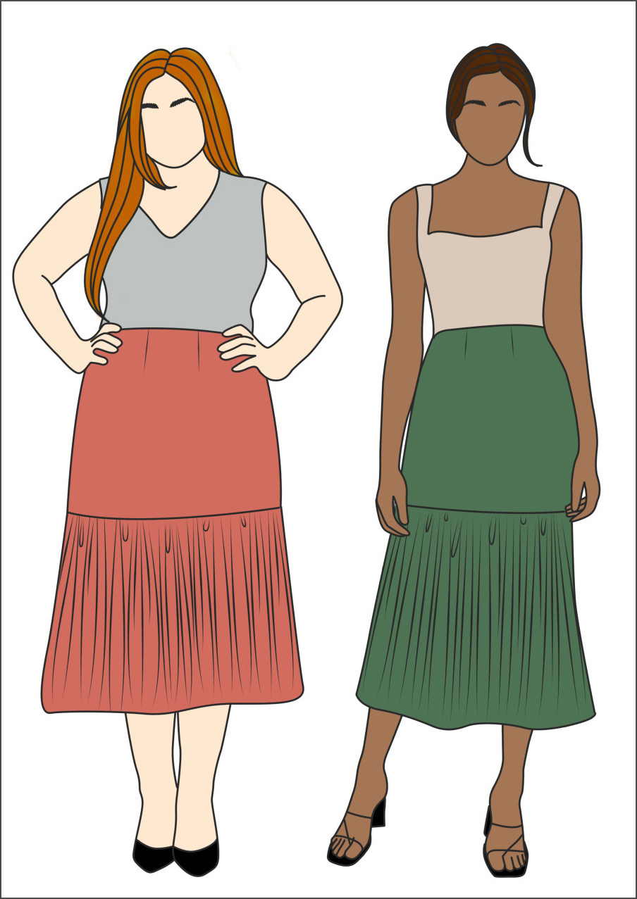 Florence Skirt Pattern By Size Me Sewing