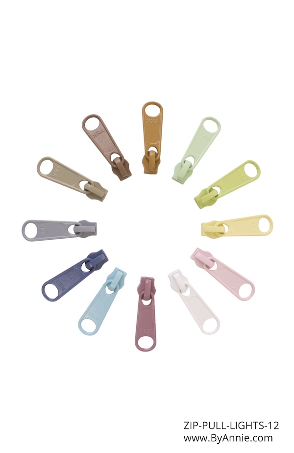 Zipper Pull Set Lights Pack of 12 From ByAnnie (ZIP-PULL-LIGHTS-12)