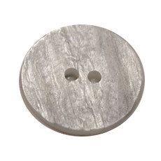 Acrylic Button 2 Hole Textured Without Gloss 15mm Grey