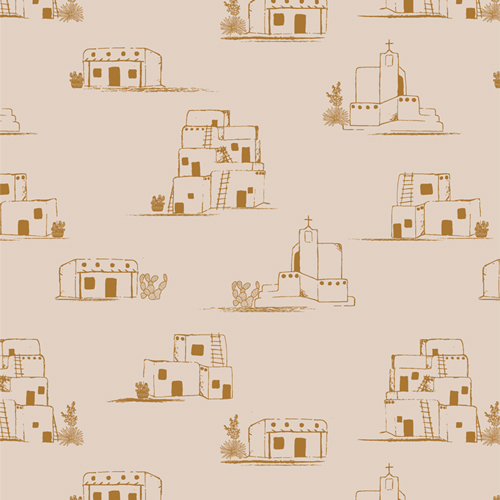 Taos Pueblo from Land of Enchantment by Becca Plymale for AGF