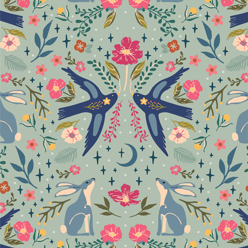 Moonlit Forest Dawn from Starling by Maureen Cracknell for AGF (Avail Sep)