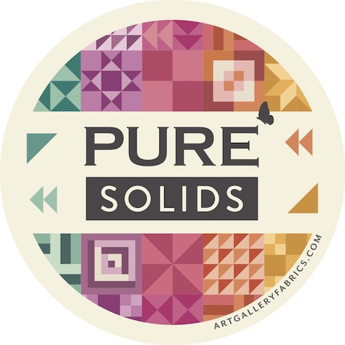 Pure Solids Stockist Window Sticker