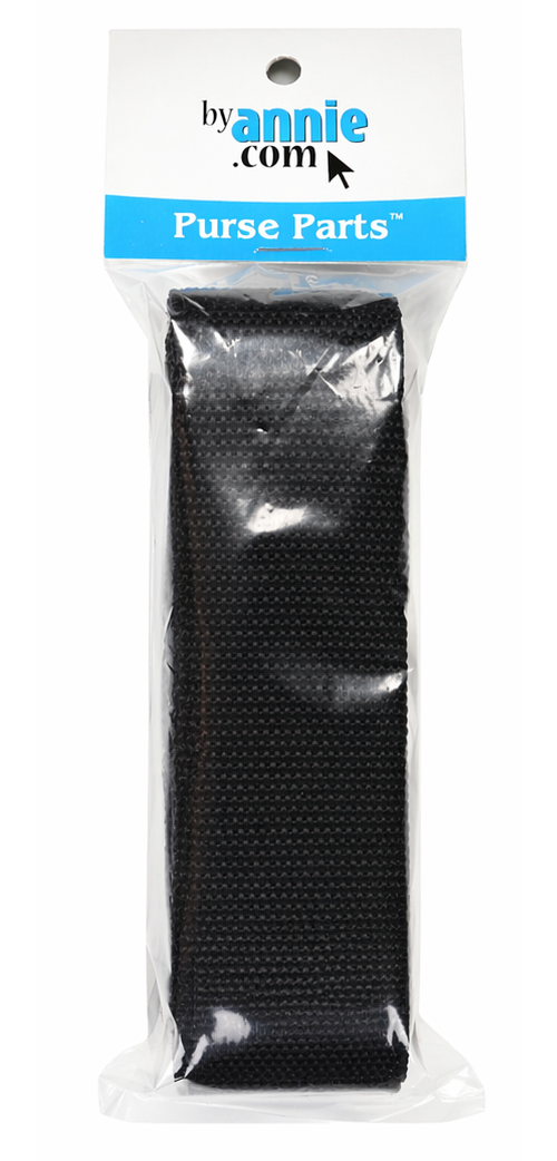 Strapping- 38mm (1.5in) x 2.7m (3yd)-black - Black From ByAnnie (SUP164-1.5-B-3YD)