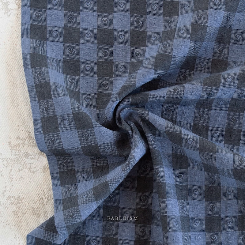 Blueberry Gingham Hearts From Queen Of Hearts By Fableism