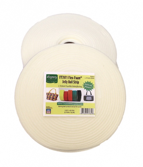 Legacy Flex-Foam Stabiliser 1 Sided Fusible 5.7cm (2.25in) x 18.4m (20yds) Jelly Roll Strip