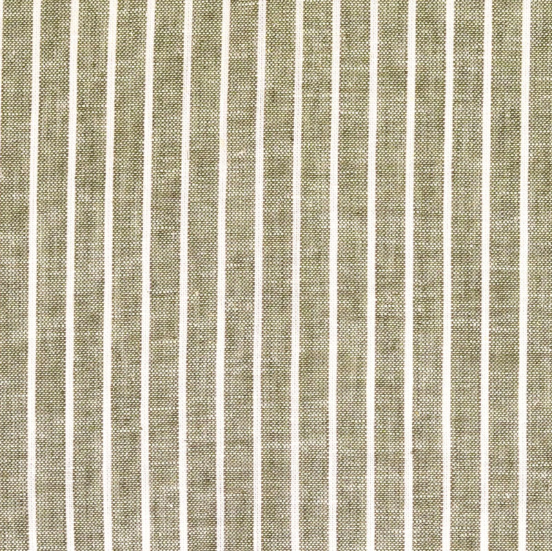 Taupe Yarn Dyed Wide Stripe Linen Cotton Blend from Carbury by Modelo Fabrics