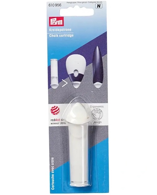 Prym Chalk Wheel Stick Refil White Ergonomic