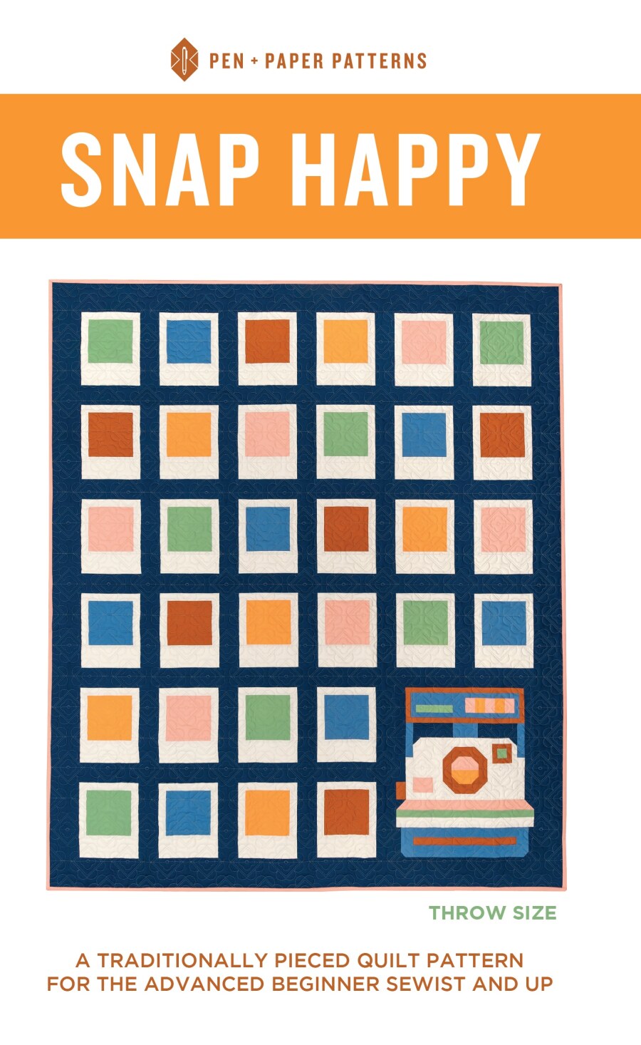 Snap Happy Quilt Pattern By Pen + Paper