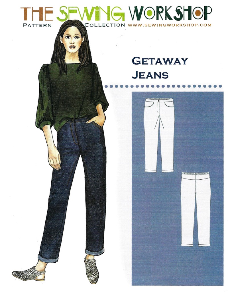 Getaway Jeans Pattern by The Sewing Workshop