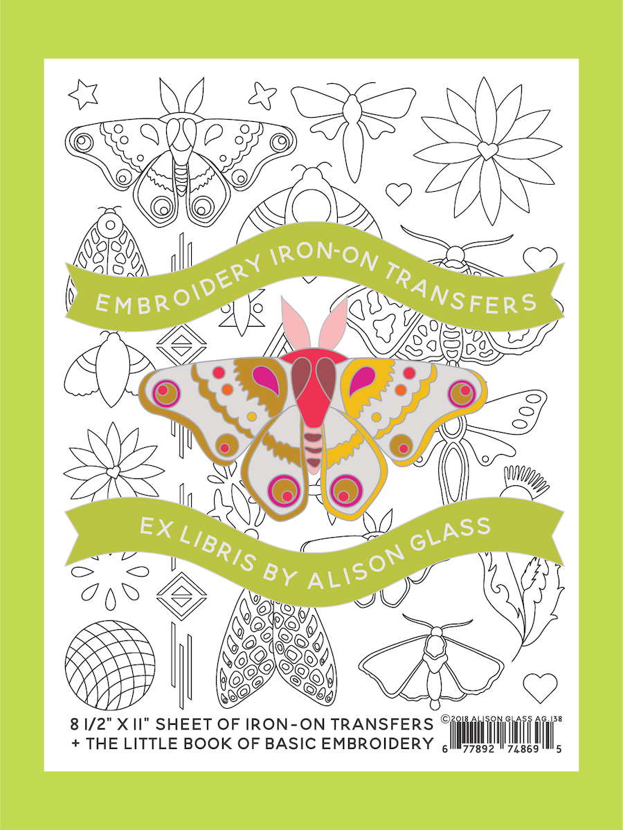 Ex Libris Embroidery Pattern By Alison Glass
