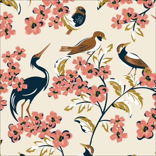 Bird Watching From Enchanted By Hang Tight Studio For Cloud9 Fabrics