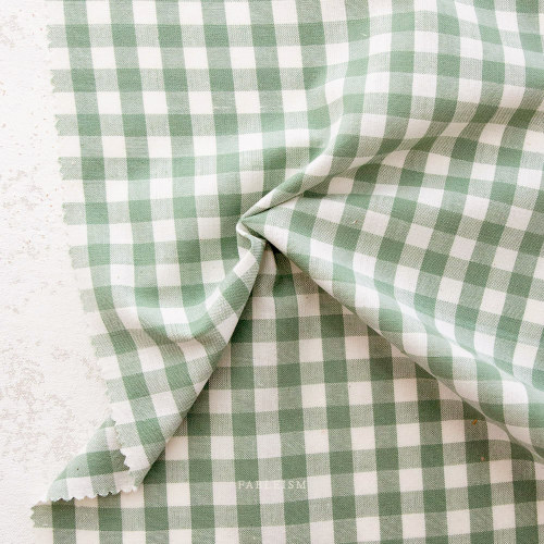 Scout Green Small Check from Camp Ginghams by Fableism (Avail Apr)