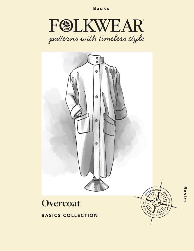 Overcoat From Basics Range by Folkwear Patterns