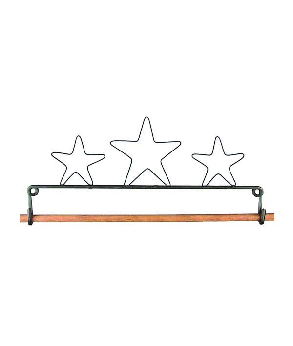 16in 3 Star Wire Fabric Holder